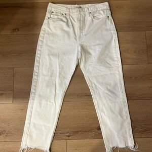 Madewell White Jeans